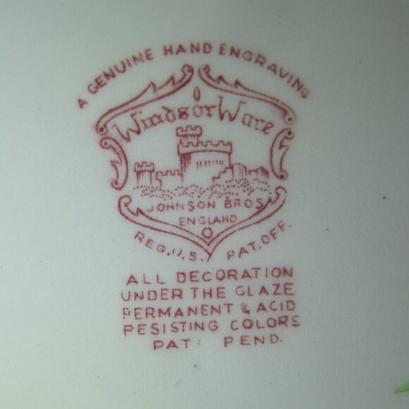 8 Johnson Bros WINSOR WARE Dishes "Margaret Rose" Made in England - Picture 4 of 6